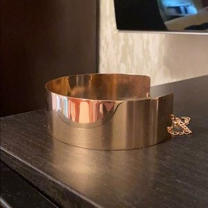 Thick Gold Choker Necklace